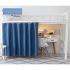 Navhao Dorm Home Solid Thicken Bunk Blackout Bed Curtains Cloth