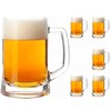 3Diamonds Beer Mugs Set of 6 for Men 17 oz