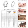 SILBERTALE 3er Ringe Wickelring Silber 925 Damenring 3 In 1