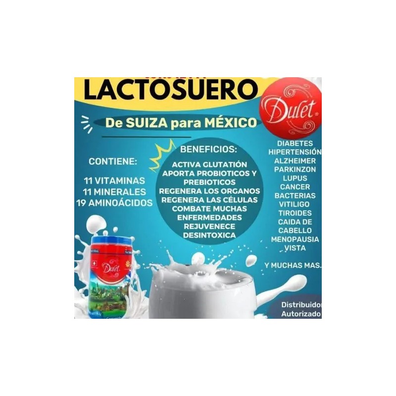Dulet Suero De Leche En Polvo Natural Bolsa 500 Gr