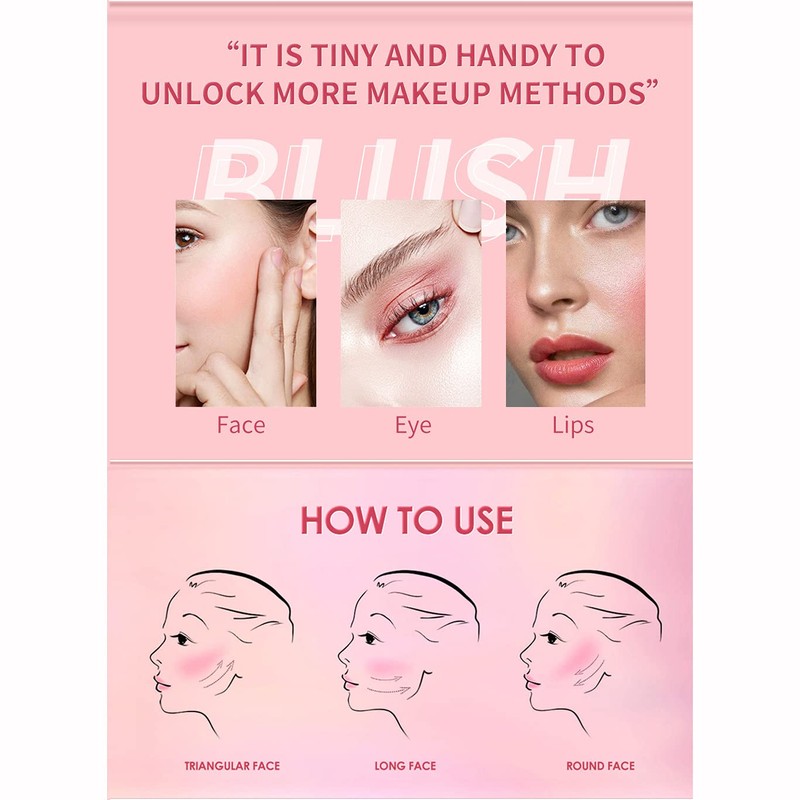 Yeweian Multi Sticks Set, Cream Contour Stick Blush Stick for