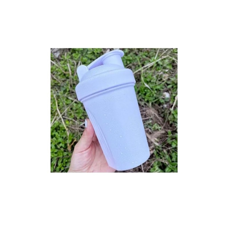 CHNLML Protein Shaker Bottle 400ML/16Oz w. Shaker Ball for Protein