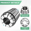 M METERXITY ER32 Spring Collet, 40Cr Steel Spring Collet Chuck