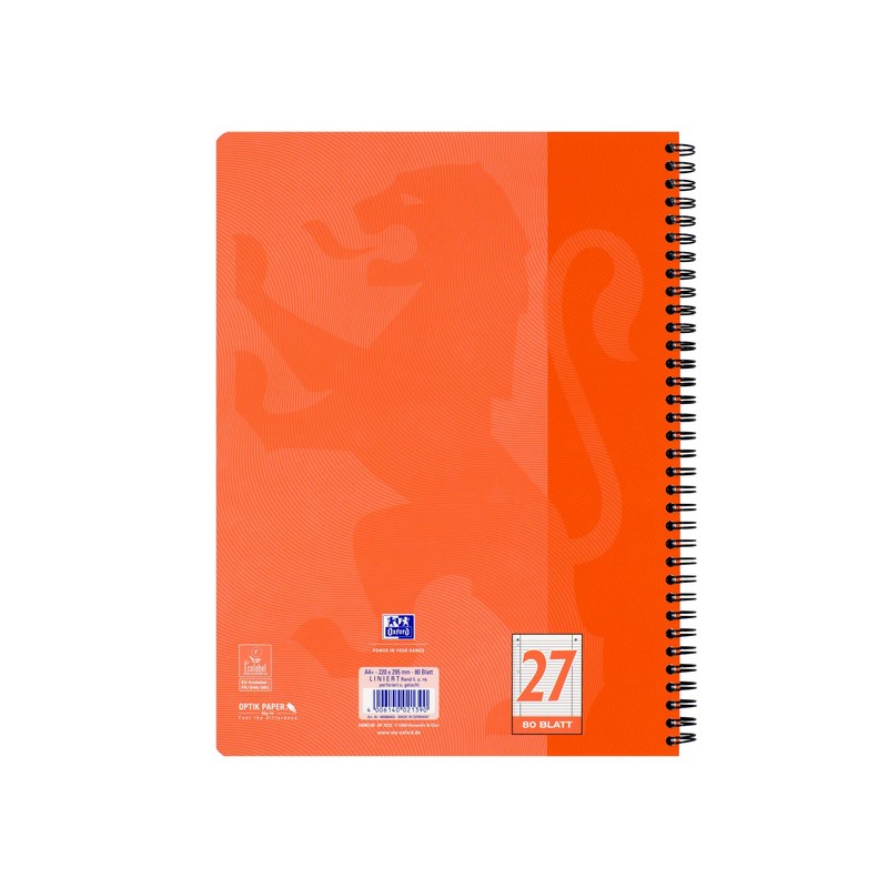 OXFORD 400086492 Collegeblock "Touch" Writing Pad, coral 1