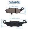 Yerbay Brake Pads Front/Rear Kit for Kawasaki VN900 Vulcan Classic
