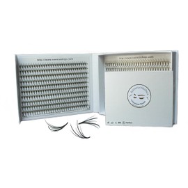 5D 600 Wispy Premade fans 0.07 Mixed Lengths 9-16mm 1000 fans Volume loose Lashes C D Curl Handmade Fan eyelash extensions Kimeyelashes promade fan (5D FishTail - Curl D)