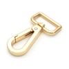 CRAFTMEMORE 2pcs Extra-Thick Lobster Clasps Swivel Snap Hook Strong Metal
