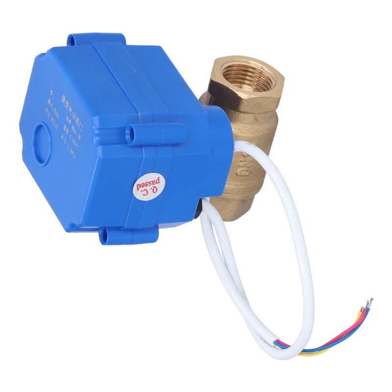 Electric Ball Valve BSP Brass Motorized 3 Wire DC3~6V Through