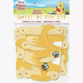 Unique Winnie The Pooh Sweet As Can Bee Jointed 5 Ft Banner Birthday Shower