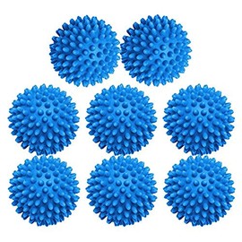 XIEHE Dryer Balls 8 Pack - 2.7 Inch Non-Toxic Reusable Dryer Balls