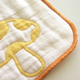 10mois Hoppetta Champignon Fukufuku Gauze (6-ply Gauze) Handkerchief