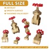 2-1/2" NPT Brass Gate Valve, Heavy Duty Female x Female