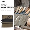 Uonlytech Roll Tool Bag Canvas Roll Up Pouch Wrench Organizer