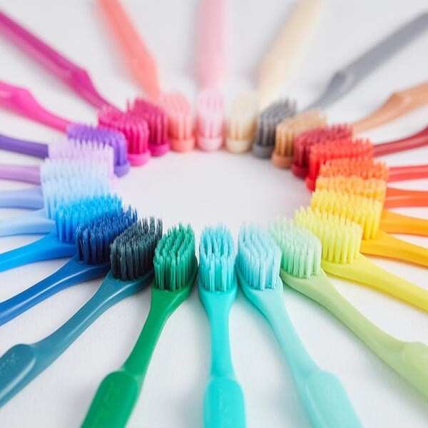 Jelly Jello Soft Quad-Fine Bristles Jelly Jello Quad-Core Toothbrush 24-Pack