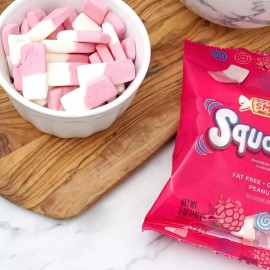 Smarties Squashies Raspberry & Cream Flavored Foam Candy 2 Bags Peg Bag