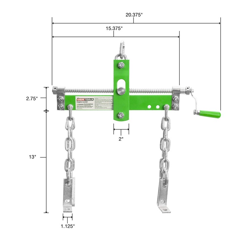 OEMTOOLS 24831 3/4 Ton Engine Leveler