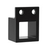 Plum Fittings Aluminum Fence Standard Wall Mount 1" x 1
