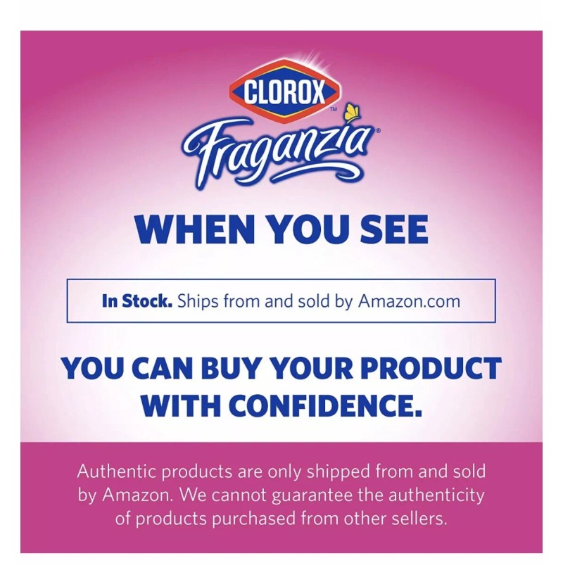 Clorox Fraganzia Scent Boosting Laundry Crystals, Spring 2 packs 18