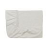 Essix Home Collection Fitted Sheet, Percale 80 Thread Count, Meringue,