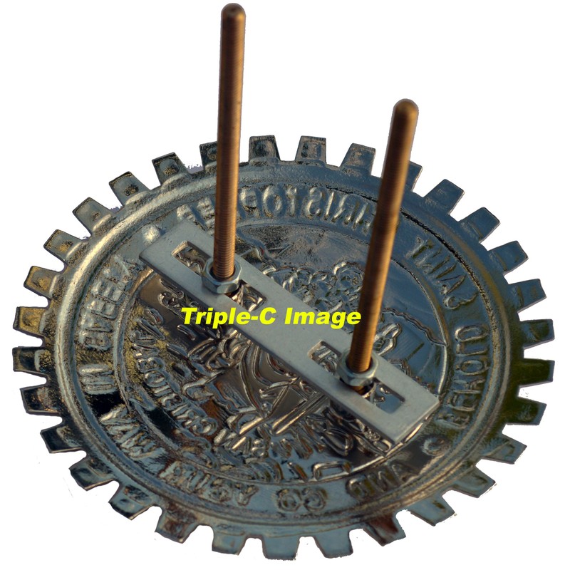 St. Christopher (St. Christophorus) car Grille Badge - and go