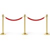 PATIKIL 1.3" Stanchion Rope End Stopper, Cord End Caps Barrier