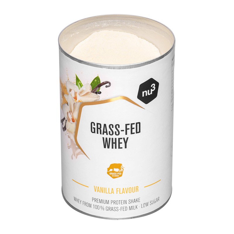 nu3 Grass-Fed Whey Protein - 300 g Vanilla with 80%