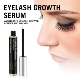 Eyelash Serum Eyelash Growth, Lash Serum, Eyebrow Enhancer, Eyelash Serum for Faster Eyelash Growth, Fuller and Longer Eyelashes, 5 ml