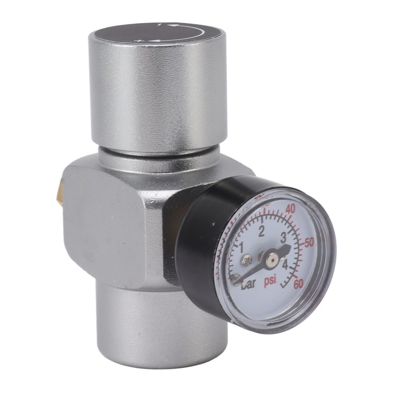 Water Pressure Reducing Valve 0‑60PSI Stainless Steel Pressure Regulator Multifunctional