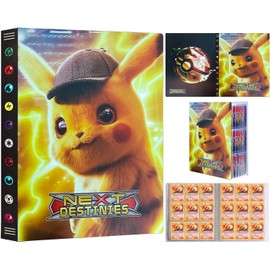 Scrapbook Large, Scrapbook, Card Album Card Holder Folder Book GX VMAX V Trainer Trading Card Albums, 24 Pages Can Hold 432 Cards (DP7-6)