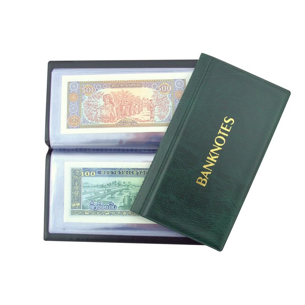 Collector Collector's album for banknotes, notes, banknote album with 20