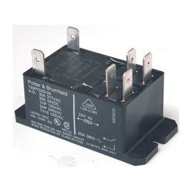 Potter&brumfield - Te Connectivity Relay, Dpdt, 277Vac, 28Vdc, 40A - T92S11D22-24