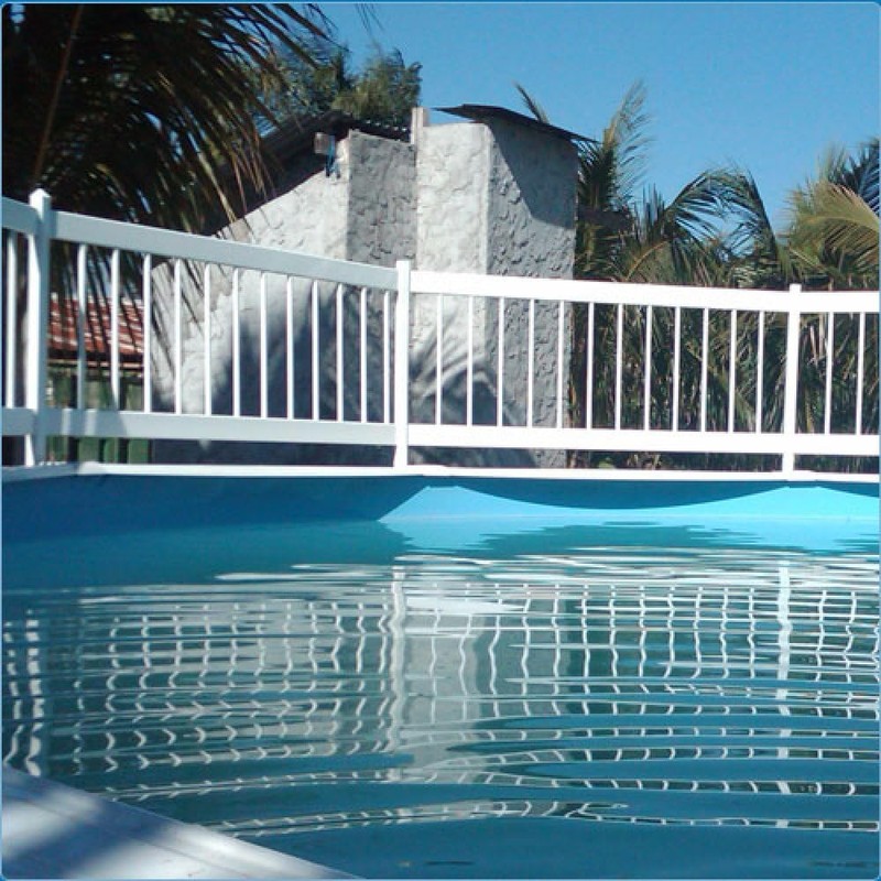 Aqua Select Above Ground Swimming Pool Resin Safety Pool Fence