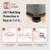 Zulu Supply Bed Bug Interceptors, Traps, 4 Pack, Black, Bedbug