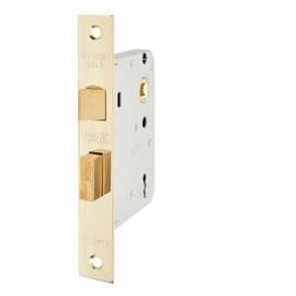 ERA 3 Lever Brass Effect Mortice Lock Sashlock, 76mm (3") Mortice Sashlock, Door Lock with Key for Internal and External Doors