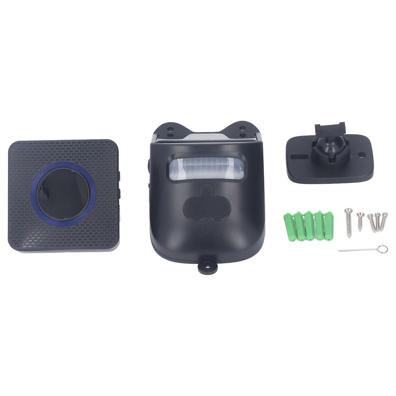 Solar Doorbell Infrared Wireless Motion Sensor Alarm Door Bell for