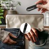 Black Folding Comb for Hair & Beard Grooming, Portable Pocket
