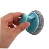 FOMIYES 6pcs Detachable Handle Stainless Steel Pot Scrubber Heavy Duty