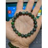 RAYON Finnish FINLAND Chrome DIOPSIDE Bead Bracelet Men 10mm Stretch