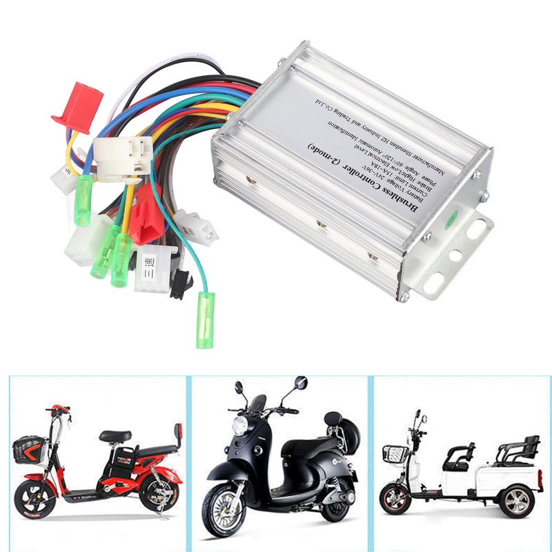 350W Electric Bicycle Brushless Speed Motor Controller for Electric Scooter24V-36V