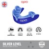 OPRO Protector Bucal Deportivo Grillz Nivel de Protección 3 Silver