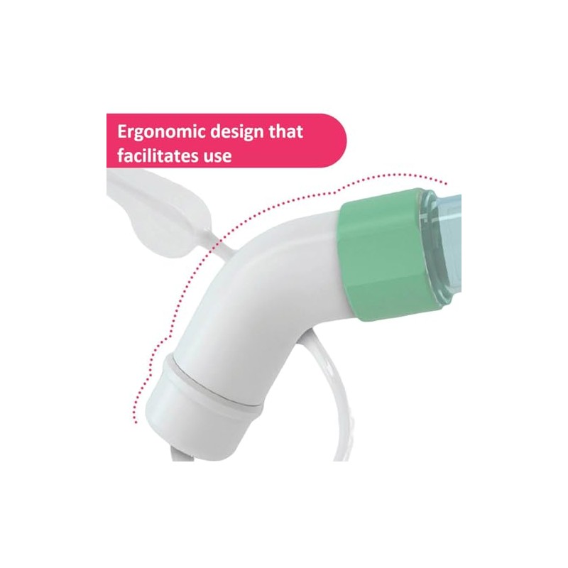 CHICCO, Aspirador Nasal Para Bebé PhysioClean, Boquillas Desechables
