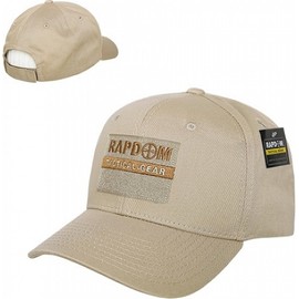 Rapiddominance Unisex-Adult Embroidered Operator Cap, Rapdom, Khaki, One Size