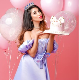 COCIDE Silver Crown for Women Blue Crystal Wedding Tiara and Crowns for Girls Rhinestones Queen Headband Princess Hair Accessories for Big Kids Party Bridal Birthday Prom Costume Cosplay