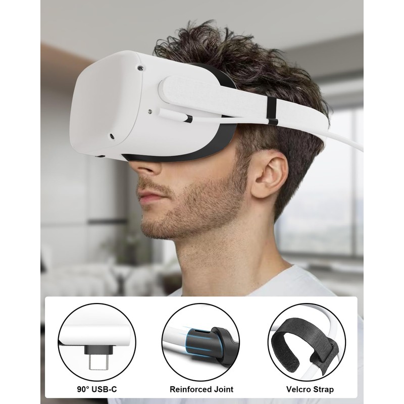 Tiergrade Link Cable 16FT Compatible with Meta Quest 3/2/Pro, Separate