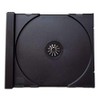 Protected CD Tray for Empty CD Box Black