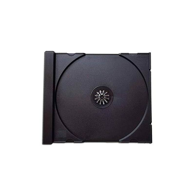 Protected CD Tray for Empty CD Box Black