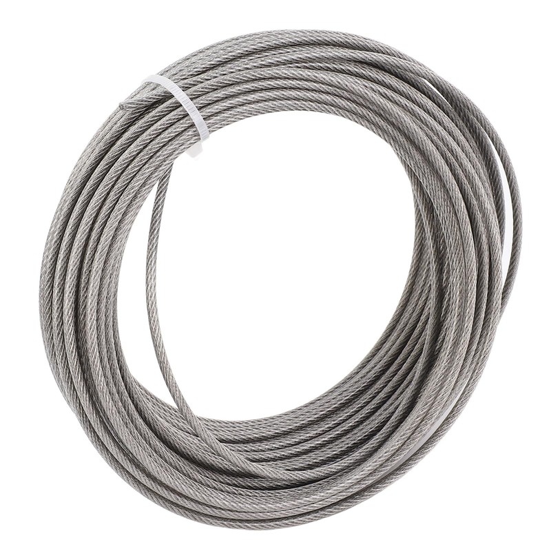 Wire Rope Kit, Clothes Line Outdoors, 66ft Multi-Use Wire Rope