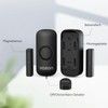 VOXON Door Alarm Window Alarm, Burglary Protection, Door Alarm Sensor,