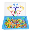 DERAYEE Creative Mosaic Puzzle 296 Pieces Colorful Educational Games Gift