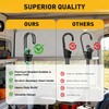 Bungee Cords Heavy Duty Outdoor: 20 Pcs Premium Rubber Bungee